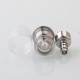 RekaVape Replacement Top Refilling Tank Tube Kit for NFGTA Style RTA - Silver, 3.0ml
