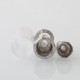 RekaVape Replacement Top Refilling Tank Tube Kit for NFGTA Style RTA - Silver, 5.0ml