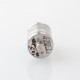 Rekavape NFGTA Style RTA Atomizer - Silver, 3ml, Air Pin 1.0, 1.2, 2.0, 2.5, 3.0, 4.0, 4.5mm, 22mm Diameter