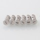 Rekavape NFGTA Style RTA Atomizer - Silver, 5ml, Air Pin 1.0, 1.2, 2.0, 2.5, 3.0, 4.0, 4.5mm, 22mm Diameter