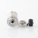 Rekavape NFGTA Style RTA Atomizer - Silver, 5ml, Air Pin 1.0, 1.2, 2.0, 2.5, 3.0, 4.0, 4.5mm, 22mm Diameter