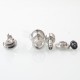 Rekavape NFGTA Style RTA Atomizer - Silver, 5ml, Air Pin 1.0, 1.2, 2.0, 2.5, 3.0, 4.0, 4.5mm, 22mm Diameter