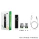 [Ships from Bonded Warehouse] Authentic Eleaf iVeni Duo 40W Pod System Kit - Purple, 1300mAh, 3ml, 0.8ohm / 1.2ohm