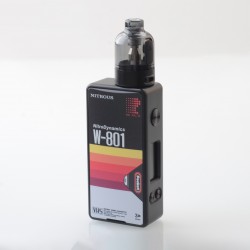 Authentic MECHVAPE X Nitrous Pocket 80W Box Mod Starter Kit - VHS Dynamics Black, VW 5~80W, 1 x 18650