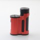 Authentic MECHVAPE Paramour V2 100W VW SBS Box Mod - Black Red, VW 5~100W, 1 x 18650 / 21700