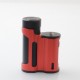 Authentic MECHVAPE Paramour V2 100W VW SBS Box Mod - Black Red, VW 5~100W, 1 x 18650 / 21700