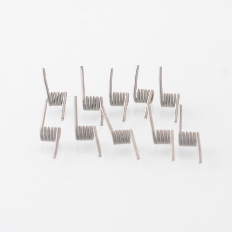 Authentic Thunder Cloud iDot Ni80 Pre-Built Coil 2-Core Clapton Coil - Opposite, 0.32ohm, 26Ga x 2 + 38Ga (10 PCS)