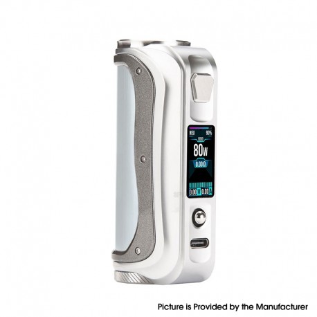 [Ships from Bonded Warehouse] Authentic YiHi SXmini SL Class V2 100W VW Box Mod - Holy Silver, 5~100W, 1 x 18650 / 20700 / 21700