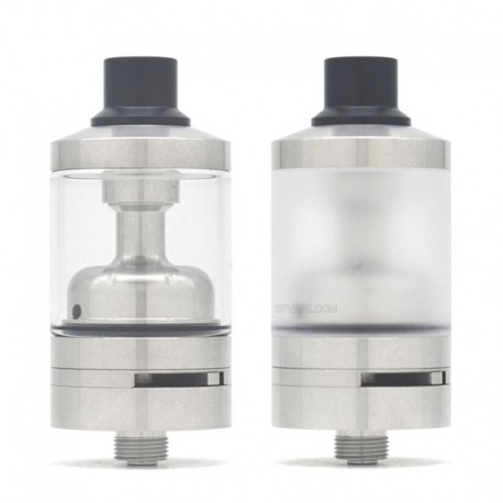 NarVa Style RTA Rebuildable Tank Atomizer - Silver, 316SS + PCTG, 22mm Diameter