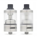 NarVa Style RTA Rebuildable Tank Atomizer - Silver, 316SS + PCTG, 22mm Diameter