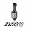 SXK Monarchy The Crown Minimal RBA (TC Mini) Style RBA Bridge for Billet / Boro Box Mod - Black Pattern