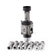 SXK Monarchy The Crown Minimal RBA (TC Mini) Style RBA Bridge for Billet / Boro Box Mod - Black D Pattern