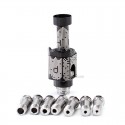 SXK Monarchy The Crown Minimal RBA (TC Mini) Style RBA Bridge for Billet / Boro Box Mod - Black D Pattern
