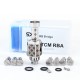 SXK Monarchy The Crown Minimal RBA (TC Mini) Style RBA Bridge for Billet / Boro Box Mod - Silver Pattern