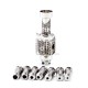 SXK Monarchy The Crown Minimal RBA (TC Mini) Style RBA Bridge for Billet / Boro Box Mod - Silver D Pattern