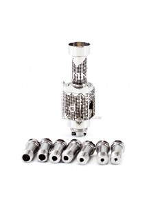 SXK Monarchy The Crown Minimal RBA (TC Mini) Style RBA Bridge for Billet / Boro Box Mod - Silver D Pattern