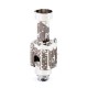 SXK Monarchy The Crown Minimal RBA (TC Mini) Style RBA Bridge for Billet / Boro Box Mod - Silver D Pattern