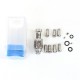 SXK Monarchy The Crown Minimal RBA (TC Mini) Style RBA Bridge for Billet / Boro Box Mod - Silver D Pattern
