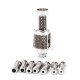 SXK Monarchy The Crown Minimal RBA (TC Mini) Style RBA Bridge for Billet / Boro Box Mod - Silver Y Pattern