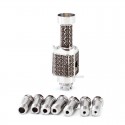 SXK Monarchy The Crown Minimal RBA (TC Mini) Style RBA Bridge for Billet / Boro Box Mod - Silver Y Pattern