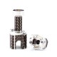 SXK Monarchy The Crown Minimal RBA (TC Mini) Style RBA Bridge for Billet / Boro Box Mod - Silver Y Pattern