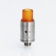 YFTK Hellfire Viper V2 Style RDA Rebuildable Dripping Atomizer w/ BF Pin - Silver, 316 Stainless Steel, 14mm Diameter