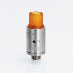 YFTK Hellfire Viper V2 Style RDA Rebuildable Dripping Atomizer w/ BF Pin - Silver, 316 Stainless Steel, 14mm Diameter