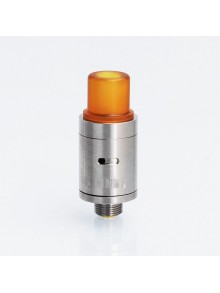 YFTK Hellfire Viper V2 Style RDA Rebuildable Dripping Atomizer w/ BF Pin - Silver, 316 Stainless Steel, 14mm Diameter