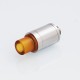YFTK Hellfire Viper V2 Style RDA Rebuildable Dripping Atomizer w/ BF Pin - Silver, 316 Stainless Steel, 14mm Diameter