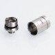 YFTK Hellfire Viper V2 Style RDA Rebuildable Dripping Atomizer w/ BF Pin - Silver, 316 Stainless Steel, 14mm Diameter