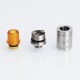 YFTK Hellfire Viper V2 Style RDA Rebuildable Dripping Atomizer w/ BF Pin - Silver, 316 Stainless Steel, 14mm Diameter