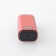 Authentic Veepon VeeX 40W Pod System Vape Kit - Red, 1000mAh, 0.6ohm / 1.0ohm, 2.0ml