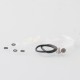 Authentic Veepon Tita RBA Tank Kit for DotAio / Tita AIO - Black, 5 PCS Pins 1.0, 1.5, 2.0, 2.5, 3.0mm, 3.0ml