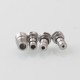 Authentic Veepon Tita RBA Tank Kit for DotAio / Tita AIO - Brushed Silver, 5 PCS Pins 1.0, 1.5, 2.0, 2.5, 3.0mm, 3.0ml