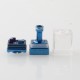 Authentic Veepon Tita RBA Tank Kit for DotAio / Tita AIO - Blue, 5 PCS Pins 1.0, 1.5, 2.0, 2.5, 3.0mm, 3.0ml