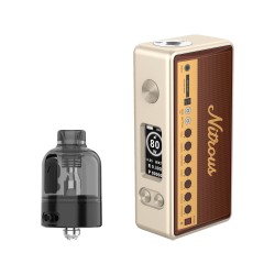 Authentic MECHVAPE X Nitrous Pocket 80W Box Mod Starter Kit - Nitro Tone Peek, VW 5~80W, 1 x 18650