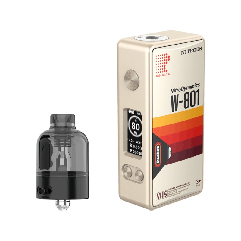 box mod vape kit Buy Authentic MECHVAPE X Nitrous Pocket 80W VHS Dynamics PEEK Introducing Vuse Electronic Cigarette vapelyfe Unit Per Pack:Single