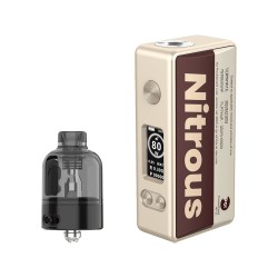 Authentic MECHVAPE X Nitrous Pocket 80W Box Mod Starter Kit - Nitrous Access Peek, VW 5~80W, 1 x 18650