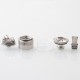 Authentic Ambition Mods Bi2hop MTL RTA (Bishop V2) Atomizer - Gun Metal, 2.0ml, 0.8 / 1.0 / 1.2mm Air Pin, 22mm