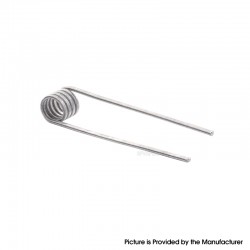 [Ships from Bonded Warehouse] Authentic Coilology Pre-built MTL Clapton Coil - 28 / 40GA, SS316L, 7/6lp, 0.62ohm (10 PCS)
