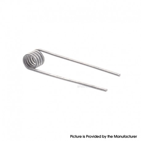 [Ships from Bonded Warehouse] Authentic Coilology Pre-built MTL Clapton Coil - 28 / 40GA, SS316L, 7/6lp, 0.62ohm (10 PCS)