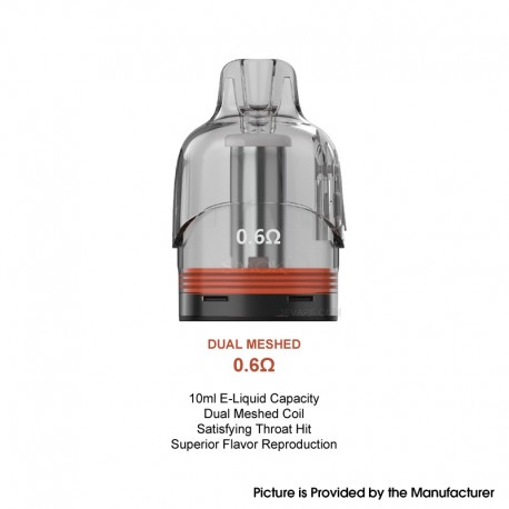[Ships from Bonded Warehouse] Authentic SMOK Volle Replacement Pod Cartridge - 10ml, Dual Meshed 0.6ohm (1 PC)