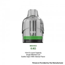 [Ships from Bonded Warehouse] Authentic SMOK Volle Replacement Pod Cartridge - 10ml, Meshed 0.8ohm (1 PC)