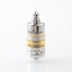 RekaVape Menelaus Polish Style RTA Rebuildable Atomizer - Silver, 316SS + PEI, 4.0ml, 22mm Diameter