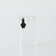 Authentic Thunder Cloud X Monarchy iDot RBA Replacement Clear Tank Tube - Translucent, PCTG