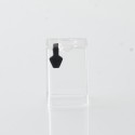 Authentic Thunder Cloud X Monarchy iDot RBA Replacement Clear Tank Tube - Translucent, PCTG