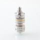 RekaVape Menelaus Polish Style RTA Rebuildable Atomizer - Silver, 316SS + PSU, 4.0ml, 22mm Diameter