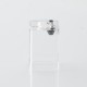 Authentic Thunder Cloud X Monarchy iDot RBA Replacement Clear Tank Tube - Translucent, PCTG