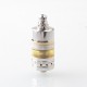 RekaVape Menelaus Polish Style RTA Rebuildable Atomizer - Silver, 316SS + PEI, 4.0ml, 22mm Diameter