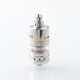 RekaVape Menelaus Polish Style RTA Rebuildable Atomizer - Silver, 316SS + PSU, 4.0ml, 22mm Diameter